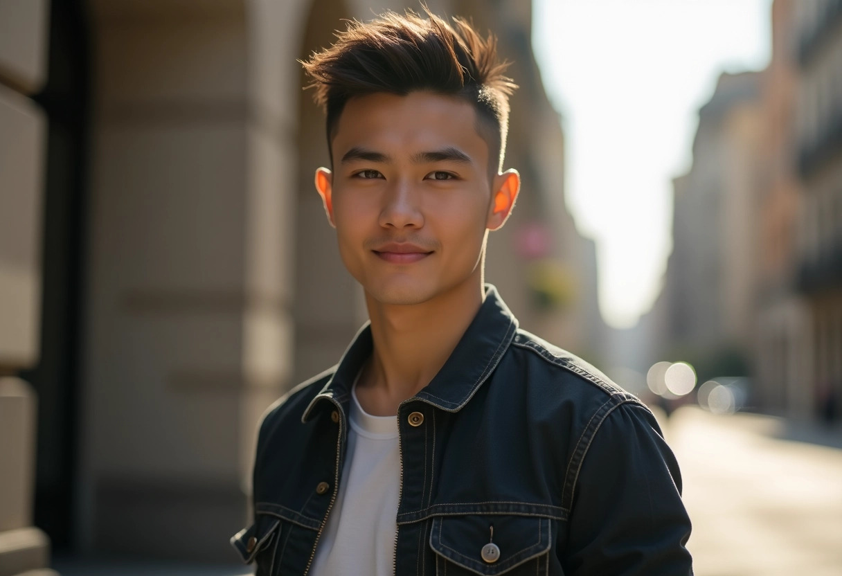 coiffure homme dégradée